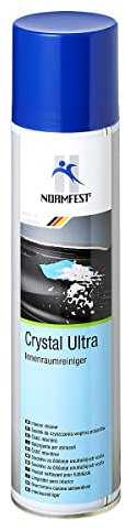 Normfest Crystal Ultra – Innenraumreiniger für Fahrzeuge, entfernt Nikotin, Fett, Staub und Rückstände, schlierenfrei, für Kunststoff, Glas, Textil, Kunstleder und lackierte Flächen, 400ml