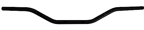 Manubrio Accossato nero in alluminio per Aprilia SX dal 2014 al 2016 (CC 50), diametro 22 mm, altezza bassa