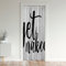 Nudité Rideau de Porte 86x203cm Bois Grain Rideau Occultant Home Décoration Modern Blanc Rideaux Interieur Salon Chambre Le Salon Décoration Rideaux Exterieur d'entrée