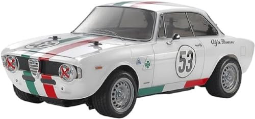 TAMIYA 58732 1:10 RC Alfa Rom. Giulia Spr. Club MB-01 Remote Control Car, Vehicle, Model Building, Assembly, Hobby, RC Kit, Unpainted