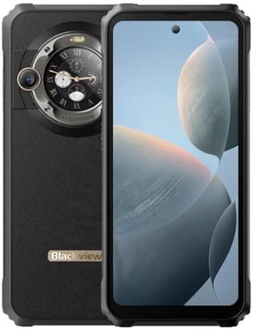 JEXUUD Blackvie 5G Rugged Phone, BL9000(2024) 24GB RAM, 512GB ROM, 8800mAh 120W Fast Charge, 120Hz 6.7’’ FHD+ 2.3K Display, Dual 50MP Camera, Android 13 NFC - Black