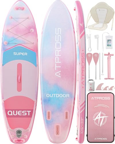 ATPROSS Tabla Sup Hinchable 2 Personas Set Completo Accesorios