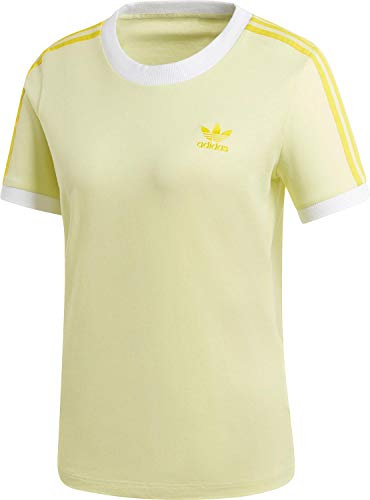 adidas Originals 3 Stripes T-Shirt Damen Gelb