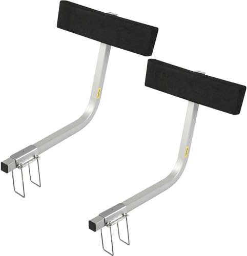 VEVOR Guide con Ruote per Rimorchio per Barca 53,5cm Larghezza Regolabile 33cm Guida Rimorchi per Imbarcazioni in Acciaio Galvanizzato con Ruote per Imbarcazioni Gommoni Canoe Gommoni Barche da Pesca