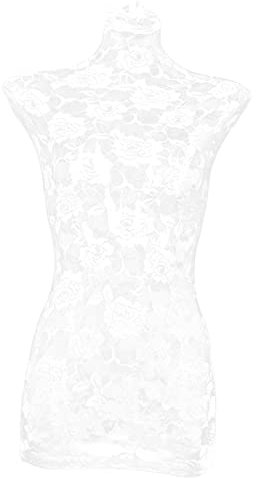 EXCEART Stoffbezug Für Modellrequisiten Dekorative Schaufensterpuppe Körper Körper Schaufensterpuppe Stoffbezug -schaufensterpuppe Mode Schaufensterpuppe Elastizität Stoffdecke Weiß