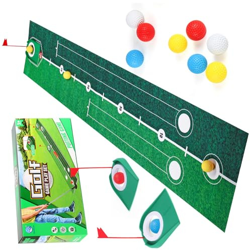 XAGMODSHN Lern Golf Set für Kinder die Koordinationsfähigkeit für Familientreffen Innen und Außenbereich fördert Unterhaltung Spielen Kinder Golf Set Spielzeug