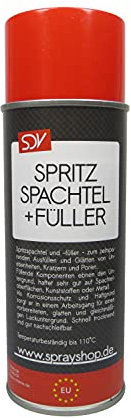 SDV Chemie Spritzspachtel & Füller Spray Grau 12x 400ml für Autolack Lackierer KFZ Auto