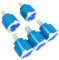Hsthe Sea 5 Pcs 35mm Ceramic Cartridge Faucet Replacement Water Mixer Tap Inner Control Faucet Valve Tap Inner Cartridge for Single Lever Monobloc Bathroom or Kitchen Mixer Taps