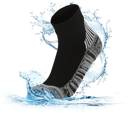RANDY SUN Calcetines Unisex Impermeables hombre,Calcetines Impermeables Transpirables Para Escalada,Calcetines Impermeable Mujer,Termicos,Ciclismo,Pesca,Esquí,Trekking,Jogging,Golf,Moto,1 Par