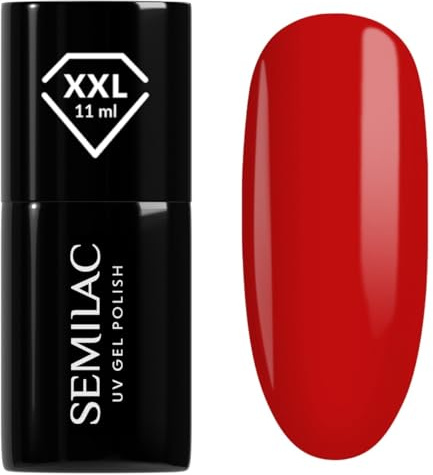 Semilac UV Nail Polish Hybrid 063 Legendary Red 11 ml