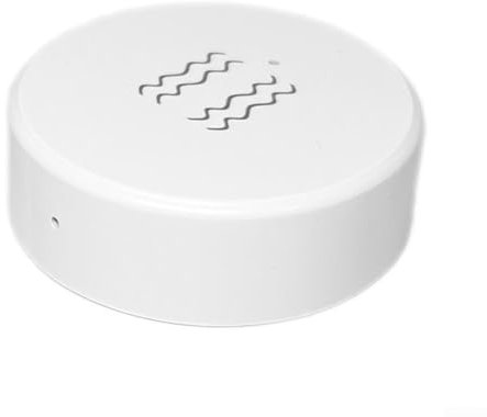 CWOQOCW Capteur de vibration, pour connexion Zigbee, mini détecteur de bris de verre sans fil pour système d'alarme et domotique intelligente