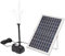 Solar Springbrunnen 10W, 1000L/H Solar Teichpumpe mit Solar Panel, Solar Wasserpumpe Fountain Gartenteich Pumpe für Gartenteich, Vogel-Bad, Fisch-Behälter