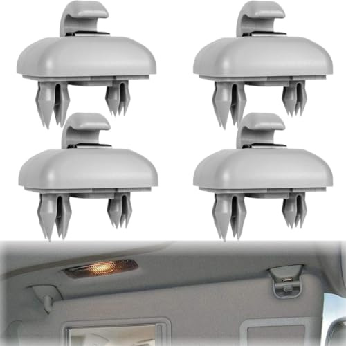 4 Piezas Parasol Reemplazo Clip, Visera para Gancho, Clip para Visera de Coche, Clip Interior de la Visera del Coche, Clip de Gancho para Parasol de Coche, Soporte para A1 A3 S3 A4 S4 A5 S5 Q3 Q5
