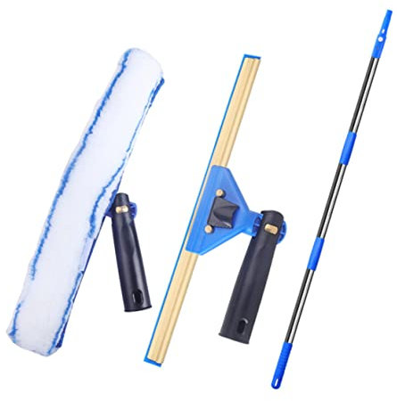 SAFIGLE 1 Juego Escobilla De Goma Limpiador De Autos Limpiacristales Extensible Limpiador De Ventanas De Coche Escobilla De Limpieza De Ventanas Limpiacristales Blue Abs