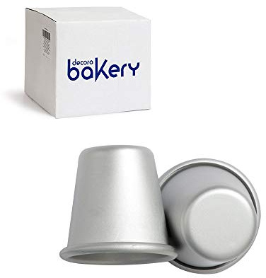 Decora 5062962 Anodized Aluminum Baba' Mould 50Pcs 6 X 6 Cm