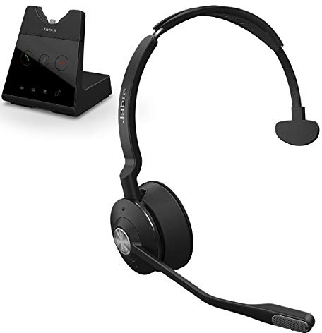 Jabra Engage 65 Wireless Headset, Mono – Telephone Headset with Industry-Leading Wireless Performance, Advanced Noise-Cancelling Microphone, Call Center Headset with All Day Battery Life