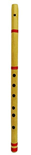 Whitewhale Indisk Bansuri bambuflöjt – indiska musikinstrument för professionell användning