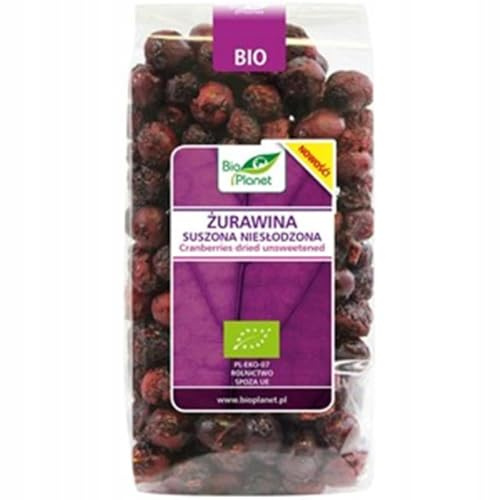 Torkade tranbär, osötade BIO 50 g - BIO PLANET