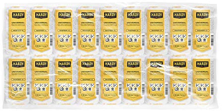 HARDY WORKING TOOLS 20x Rouleau à peindre 10cm, Hauteur des poils 12mm, Diamètre 30mm, Rouleau des couleurs, Rouleau à peindre, rouleau de peinture, Jaune-blanc