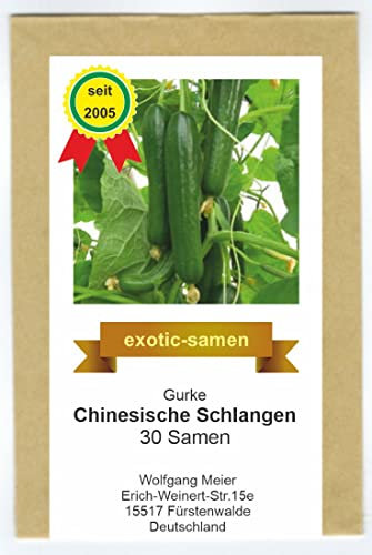 Gurke - Chinesische Schlangen - alte, samenfeste Sorte - 30 Samen