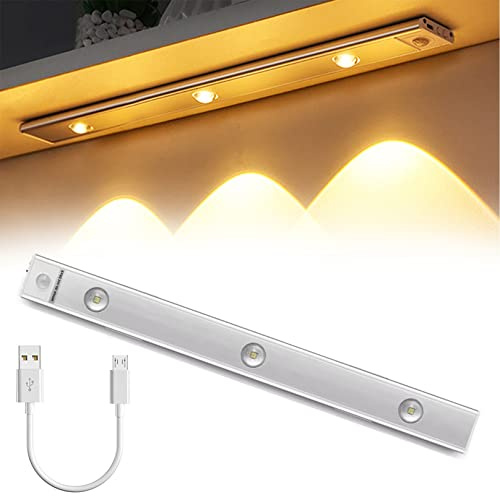 Sous les lumières de l'armoire LED détecteur de mouvement lumière intérieur Cat's Eye Hill ondulé veilleuses comptoir de cuisine bandes lumineuses à intensité variable for couloir escalier ( Color : S