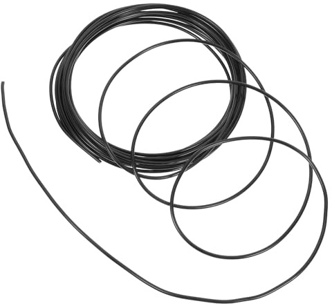 ROMISBABA Alambre de Aluminio Negro para Bonsáis 2 Mm X 5 M Alambre Flexible Multiusos para Jardinería Interior y Exterior y Forma para Plantas y Bonsáis Decorativos