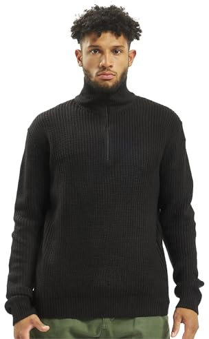 Brandit Marine Pullover Troyer, Farbe: Black, Größe: XL 54