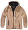 Brandit Women Teddyfleece Jacket Hooded, Farbe: camel, Größe: 4XL