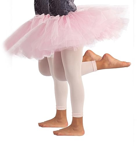 CALZITALY Pack 1 ou 2 Paires - Leggings Dance Fille, Pantacollant Ballet, Leggings Ballet, Collants sans Pieds, 60 DEN, Fabriqué en Italie (FR/ES, Âge, 12 Ans, 14 Ans, Taille Normale, 2 Pairs Rose)