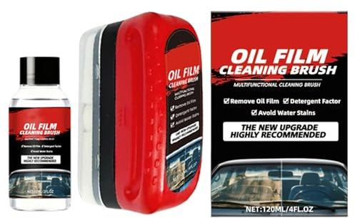 Cepillo Limpiador de Película de, Cepillo Detallador para Parabrisas, Limpia Antivaho para Cristales de Ventanillas, Para Coche, SUV, Autocaravana, Motocicleta, Camión, Garaje