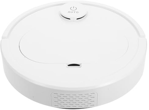 SEWACC Aspirateur Robot Automatique USB Blanc Balayeur, Aspirateur et Nettoyeur de Tapis, Moteur Puissant pour Sols Durs et Tapis, Maison Intelligente et Nettoyage Autonome