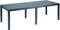 Dmora - Außentisch Roma, ausziehbares rechteckiges Esszimmerregal, ausziehbarer Gartentisch mit Rattan-Effekt, 100 % Made in Italy, 150/220 x 90 x 72 cm, Anthrazit