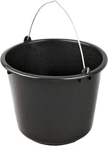Synx Tools Building Bucket 12L Black Construction Buckets/Building Items Household Buckets Cleaning Buckets Job Bucket