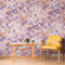 A.S. Création Retro-Tapete 70er Jahre 0,53 x 8,5 m -Tapete-Vintage mit Blumenmuster in Lila, Orange, Rosa - Vliestapete Retro Chic Made in Germany - 395351