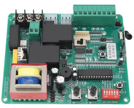 Tablero de Control para Abridor de Puerta Corredera, Controlador de Puerta Eléctrico Universal para Puertas Batientes, Placa de Circuito de Tablero de Control de Motor de Puerta