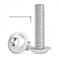 WZHUIDA 20 Stück M8 x 25 mm Schrauben, Edelstahl Linsenkopf Schrauben mit Flansch, Vollgewinde Innensechsrund Flanschschrauben mit Schraubenschlüssel