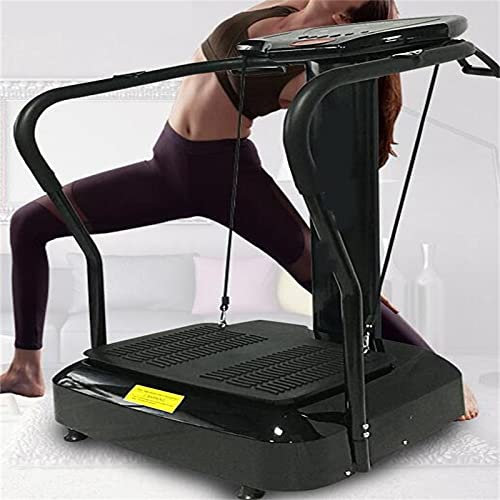 Vibrationsplatta - Hemgym Fitness Vibrationsplatta. 99 intensitetsnivåer hemmaträning, motståndsband med handtag, fetttest, träningstränare för hela kroppen.