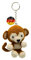 KEYSPACE Schlüsselanhänger Affe Alfie- gehäkelt in liebevoller Handarbeit- Monkey - Affe Schlüsselanhänger cute - niedliche Affen Geschenke - Affe - Affen - Amigurumi