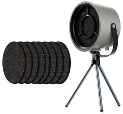 rieder Campana Extractora de Sobremesa USB, Extractor Portátil, Extractor de Aire para Cocina, Pequeña, para Barbacoa, Gran Campana Extractora de Succión, Color Negro y Gris