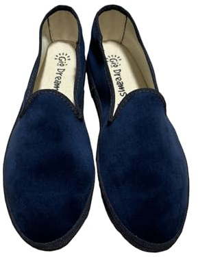 Giò Dreams Friulana Donna in Velluto: Eleganza e Comfort con Scarpe Tradizionali Friulane, Ideali per Ogni Occasione (Ottanio/Blu, Sistema Taglie Calzature EU, Adulto, Donna, Numero, Media, 41)