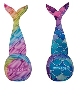 Waboba Dive Tail – Schwimm- & Tauchspielzeug für Kinder & Erwachsene, Sinkendes Wasserspielzeug für Schwimmbecken (2er-Pack) - Heads
