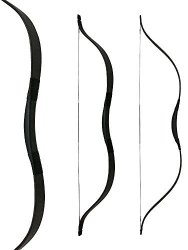 Drake Junior - 40 Zoll - 15-30 lbs - Reiterbogen (Schwarz/Schwarz/Braun, 30 lbs)