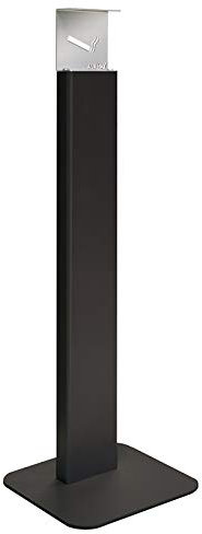 ALUBOX Posacenere Da Esterno Autoportante 30x30x98 Cm In Acciaio Inox E Alluminio - Made In Italy - Ideale Per Esercizi Commerciali (Antracite)