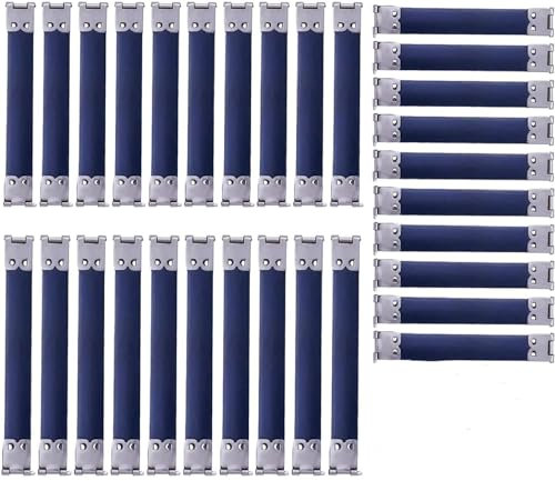 Kiuiom Marcos Internos de Metal, Clips Primavera Monedero, Flexible, 30PCS Monedero Bisagra Bolso Cierre de Beso Bolsa Clip Primavera para DIY Bolso Bisagras 8cm 10cm 12cm