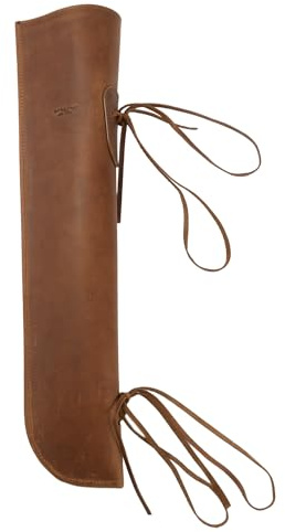 Double Bass Bow Quiver GENUINE leather for German & French Bass Bow