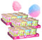 AHA Zuckerwatte 4 bunte Sorten, 36 x 20g im Becher, Premium Qualität, Vorratspackung, 4 Geschmackssorten wie auf dem Jahrmarkt für Party, zuHause, Gartenparty, Feier
