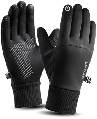 HABNI Guantes Invierno Impermeables, Guantes Moto Mujer Y Hombre Por Hombre Y Mujer, Termicos Pantalla Táctil Por Ciclismo, Running, Camping, Senderismo, Escalada, Combate, Esquiar