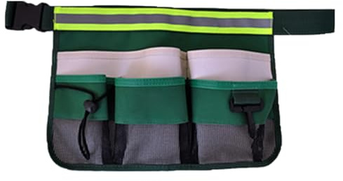 Cintura Porta Utensili - Piccola Borsa Organizzatrice Per Attrezzi,Borsello Da Fianco Organizzatore Con Striscia Riflettente Per Donne Uomini Tecnici Meccanici Falegnami Elettricisti