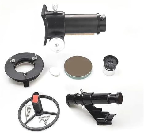 Telescope Accessories 160F1300 Astronomical Telescope Kit Primary Mirror Set Focuser Eyepiece Finder Scope Assembly Accessories(160F1300 7pcs Set B)