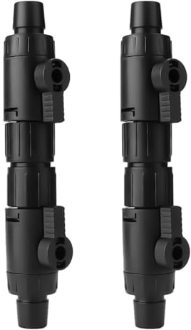 Gutol Raccord de tuyau d'aquarium, 2 pièces, 16 mm, avec poignée à dégagement rapide.